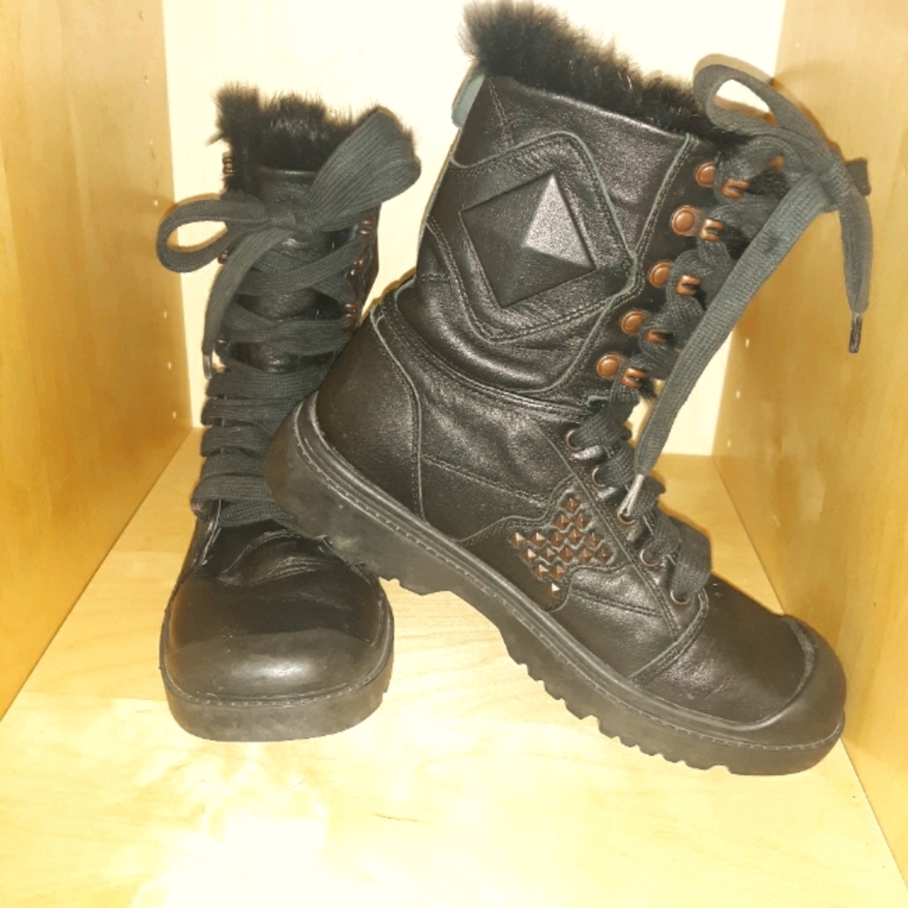 COPY - Combat boots by UES and Steve Madden- RARE!